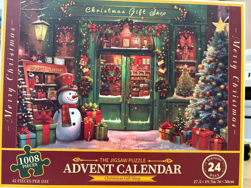 PFG Advent Calendar - Christmas Gift Shop (Usage/Used - PUZZLES FOR GOOD)