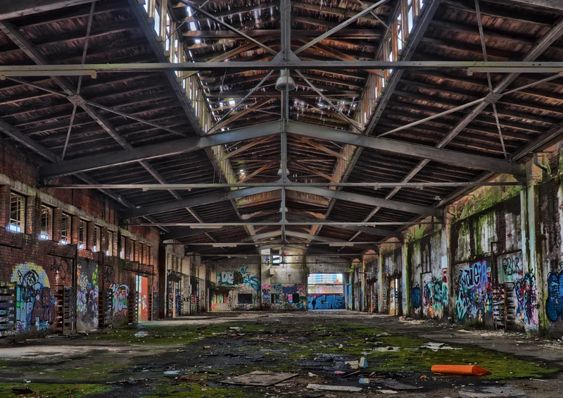 69296 Gebäude - alte Lagerhalle Puzzle