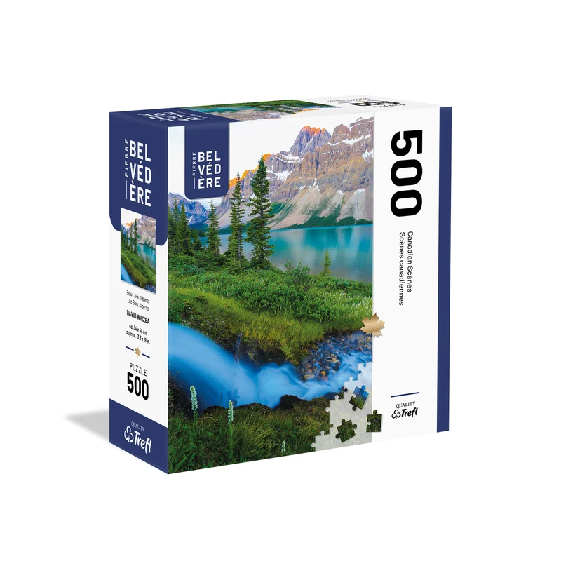 PFG Bow Lake, Alberta (500pcs) (Usage/Used - PUZZLES FOR GOOD)