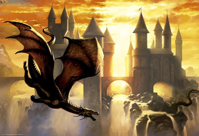 PFG Sunset Dragon, Ciruelo Cabral (PUZZLES FOR GOOD)