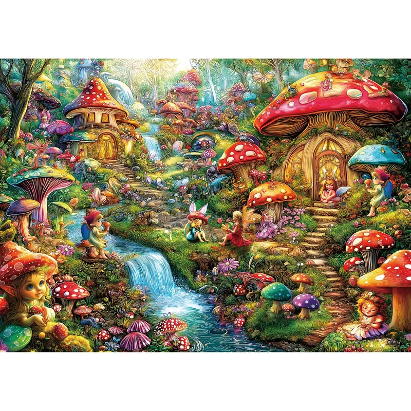 PFG Mushroom Magic Forest (1000pcs) (Usage/Used - PUZZLES FOR GOOD)