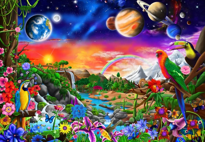 Cosmic Paradise, Gerald Newton (1000pcs)