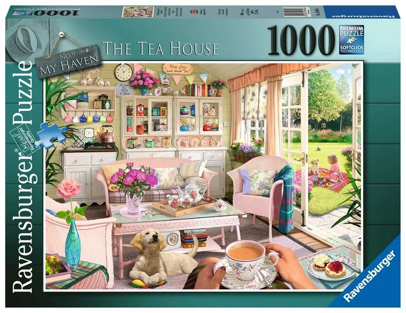 PFG Ravensburger My Haven #9 - The Tea House (1000pcs) (Usage/Used - PUZZLES FOR GOOD)