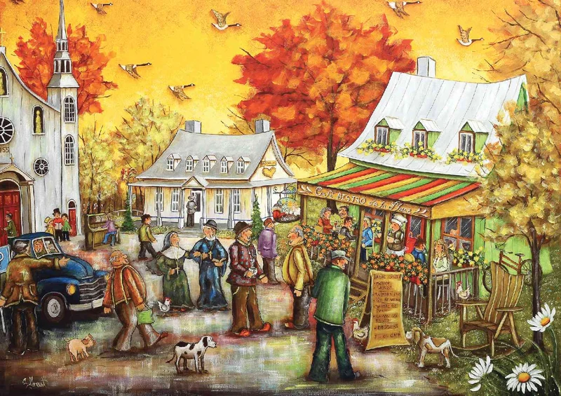 PFG Cafe Bistro (Café Bistro de la Place), Christine Genest (Usage/Used - PUZZLES FOR GOOD)