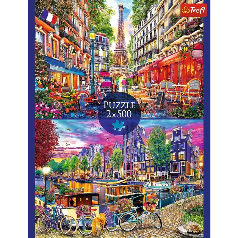 Trefl Premium Plus - European Capitals (2x500pcs)