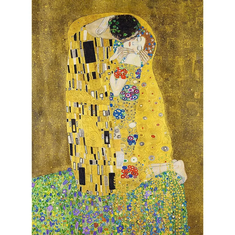 Trefl Wood Craft - The Kiss, Gustav Klimt (200pcs) (Wooden Jigsaw Puzzle)