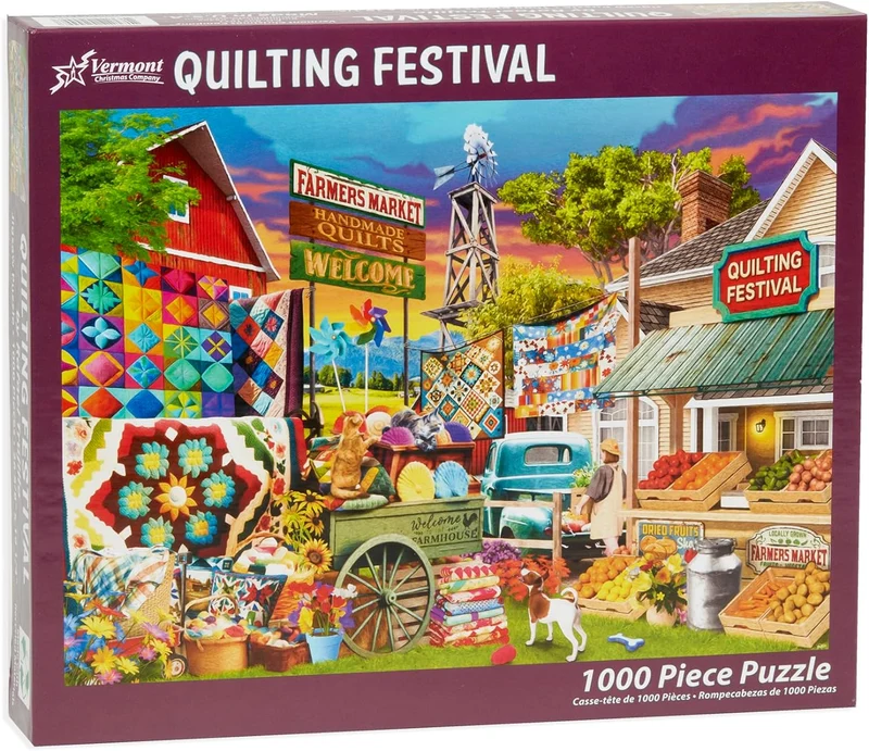 PFG Quilting Festival (1000pcs) (Usage/Used - PUZZLES FOR GOOD)