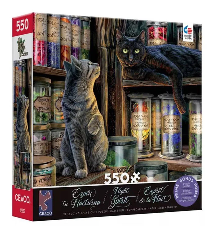 PFG Night Spirit - Magical Emporium, Lisa Parker (550pcs) (Usage/Used - PUZZLE FOR GOOD)