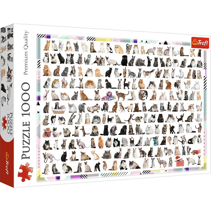 PFG 208 Cats (1000pcs) (Usage/Used - PUZZLES FOR GOOD)