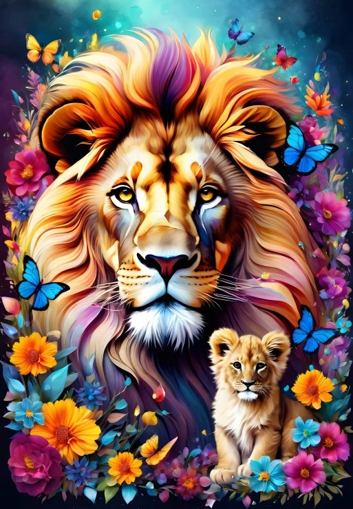 Lions - Maternal Love Collection (1000pcs)