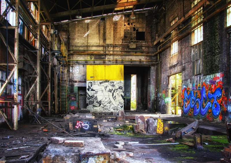 68715 Gebäude - Graffitti Puzzle
