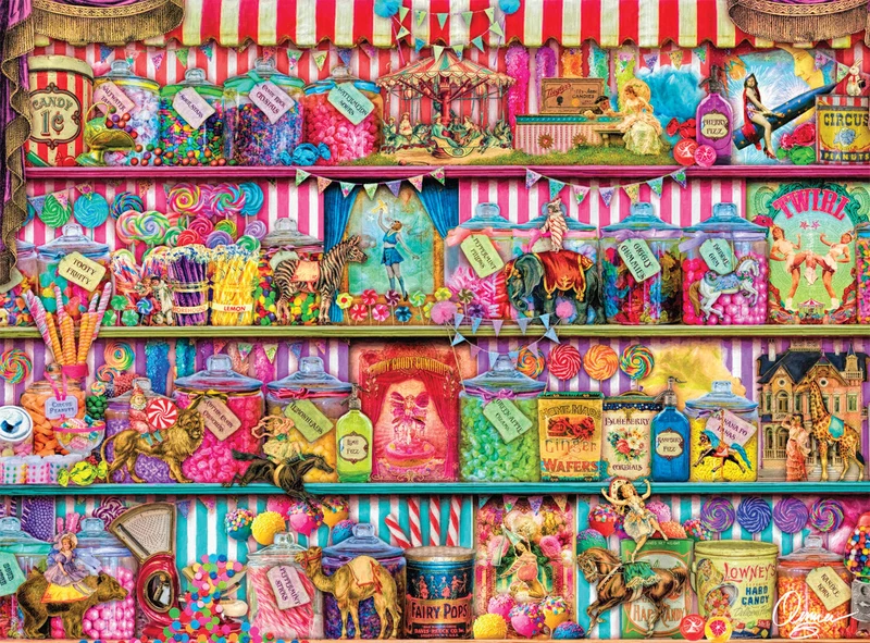 PFG Sweet Shoppe, Aimee Stewart (1000pcs) (Usage/Used - PUZZLES FOR GOOD)