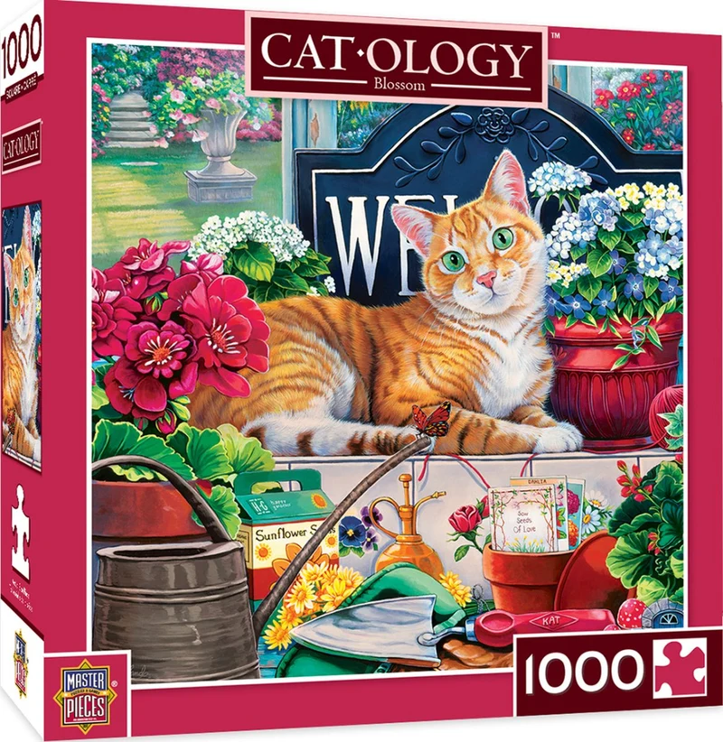 PFG Cat-ology Blossom, Jenny Newland (1000pcs) (Usage/Used - PUZZLES FOR GOOD)