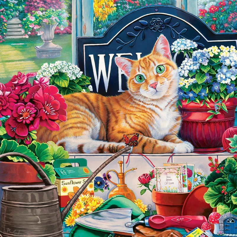 PFG Cat-ology Blossom, Jenny Newland (1000pcs) (Usage/Used - PUZZLES FOR GOOD)