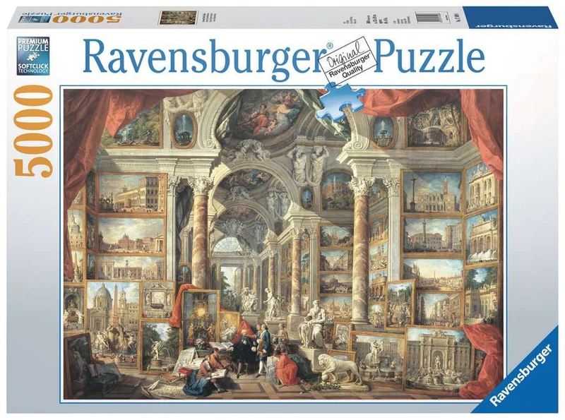 PFG Ravensburger Views of Modern Rome, Giovanni Paolo Panini (5000pcs) (Usage/Used - PUZZLES FOR GOOD)