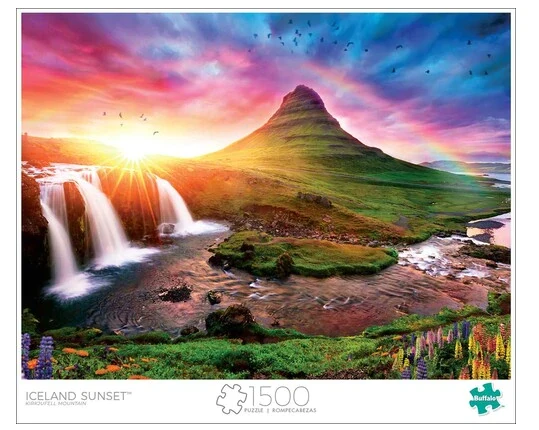 PFG Iceland Sunset (1500pcs) (Usage/Used - PUZZLES FOR GOOD)
