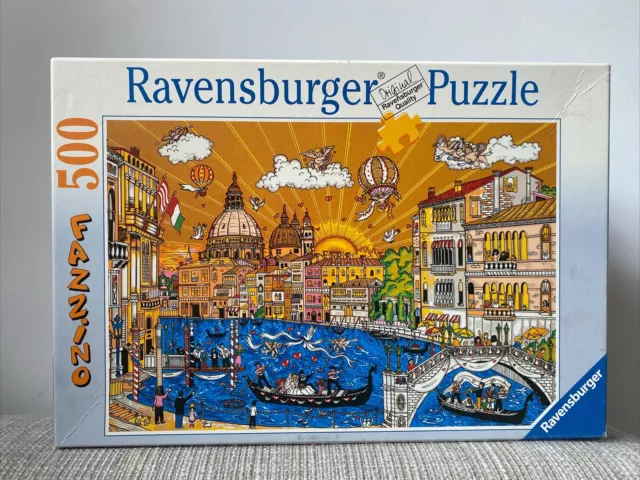 PFG Ravensburger Fazzino Love in Venice (500pcs) (Usage/Used - PUZZLES FOR GOOD)