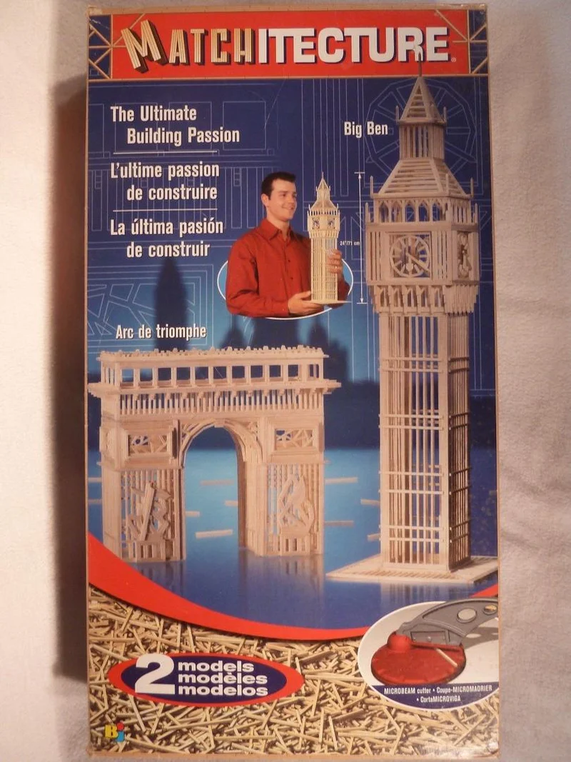 PFG Matchitecture Construction Kit - Big Ben/Arc de Triomphe (Usage/Used - PUZZLES FOR GOOD)