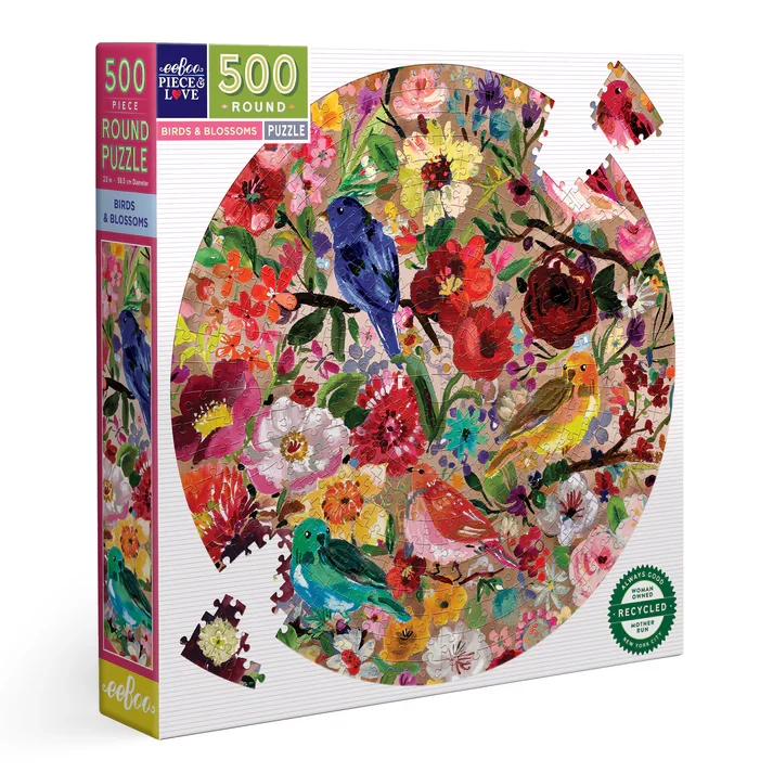 PFG Birds & Blossoms (500pcs) (ROUND) (Usage/Used - PUZZLES FOR GOOD)