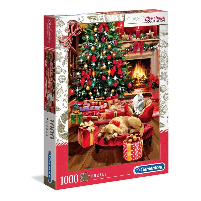 PFG Classic Christmas - Christmas by the Fire (1000pcs) (Usage/Used - PUZZLES FOR GOOD)