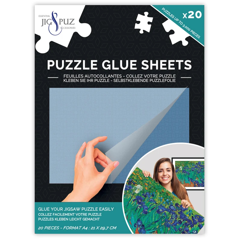 Jig & Puz 20 x Puzzle Adhesive Sheets (up to 3000pcs)