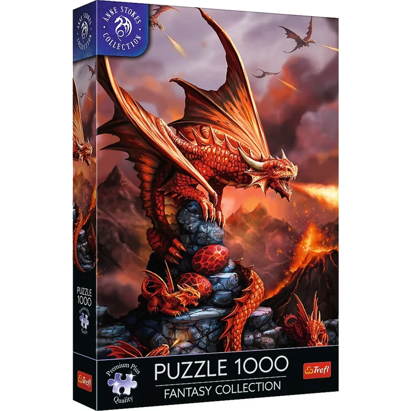 DMG Anne Stokes - Fire Dragon (1000pcs) (DAMAGED BOX)