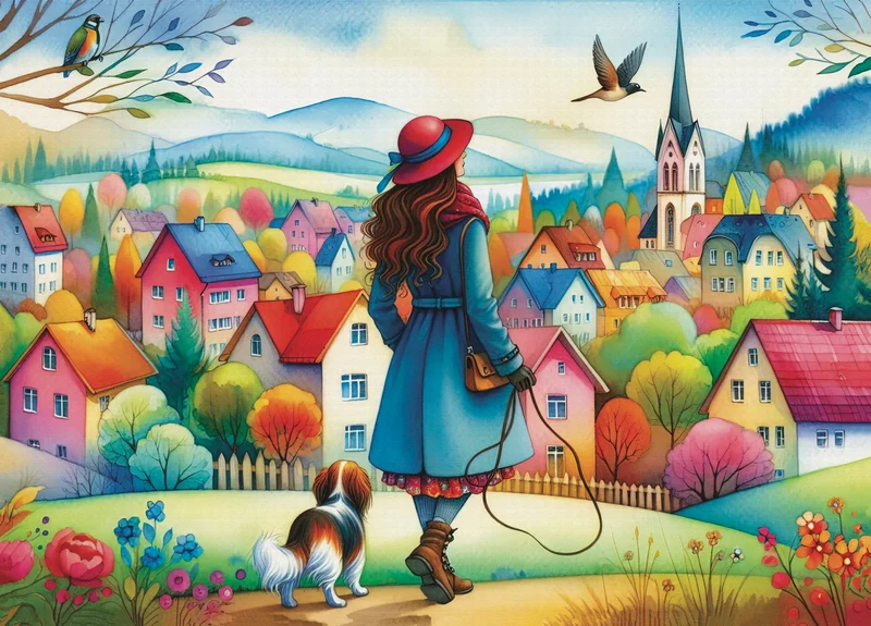 Dog Walking Bliss - Collection NovIA (1000pcs)