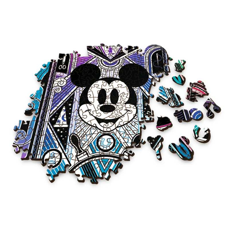 Trefl Wood Craft - Disney's Mickey & Minnie - Special Edition (501pcs) (Wooden Jigsaw Puzzle)