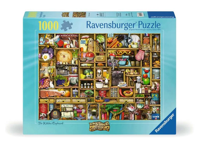 PFG Ravensburger Kitchen Cupboard - Curious Cupboards #1 (1000pcs) (Usage/Used - PUZZLES FOR GOOD)