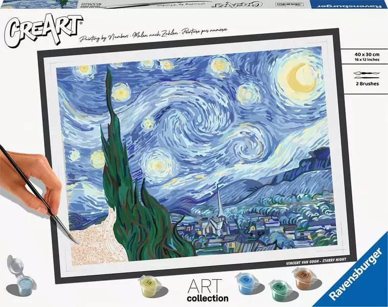 Ravensburger CreArt - Van Gogh Starry Night (Paint-by-number)
