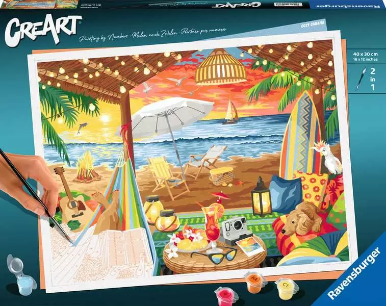 Ravensburger CreArt - Cozy Cabana (Paint-by-number)