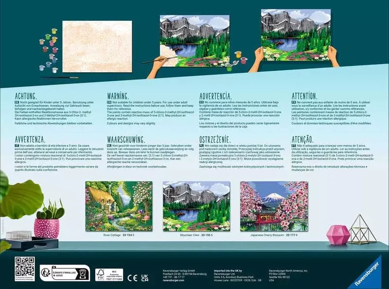 Ravensburger CreArt - River Cottage (Paint-by-number)