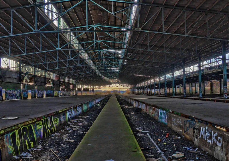 68739 Gebäude - alte Lagerhalle Puzzle