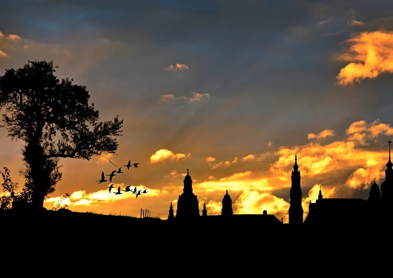 51058 Hintergründe - Sonnenuntergang Puzzle