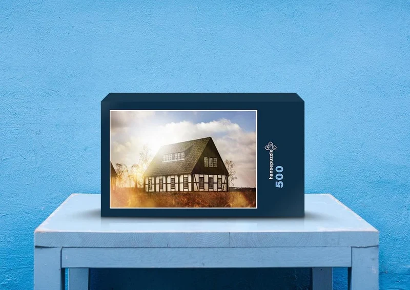 51040 Hintergründe - Bauernhaus Puzzle