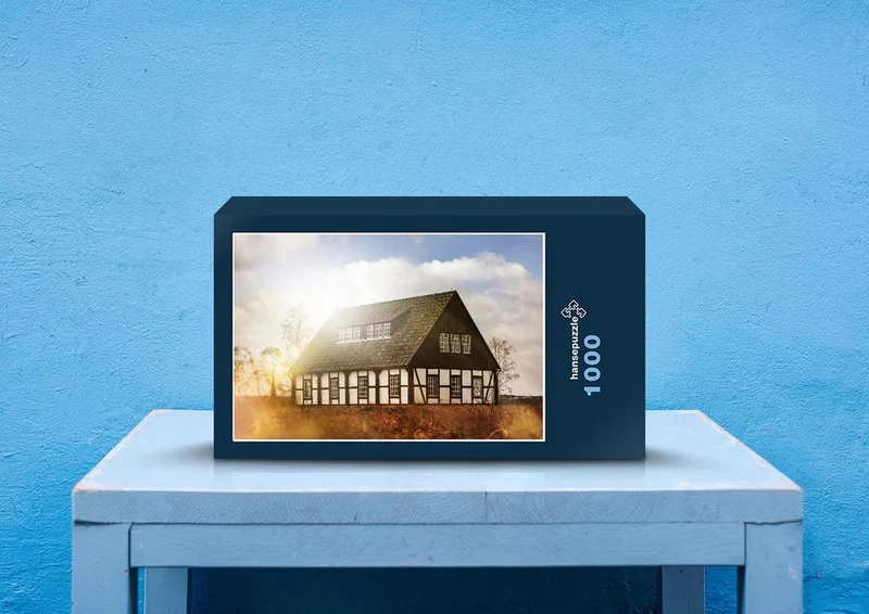 51040 Hintergründe - Bauernhaus Puzzle