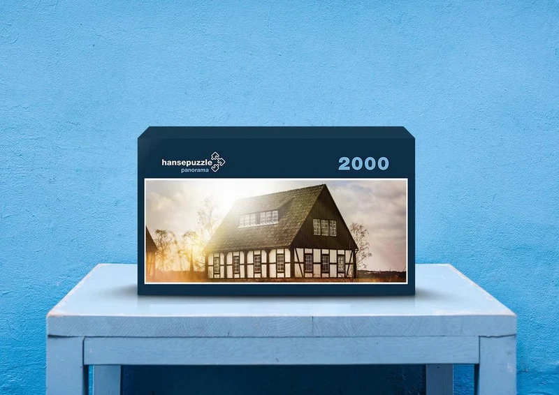 51040 Hintergründe - Bauernhaus Puzzle