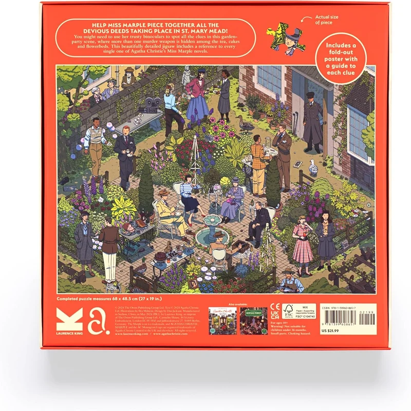 PFG The World of Miss Marple (1000pcs) (Usage/Used - PUZZLES FOR GOOD)