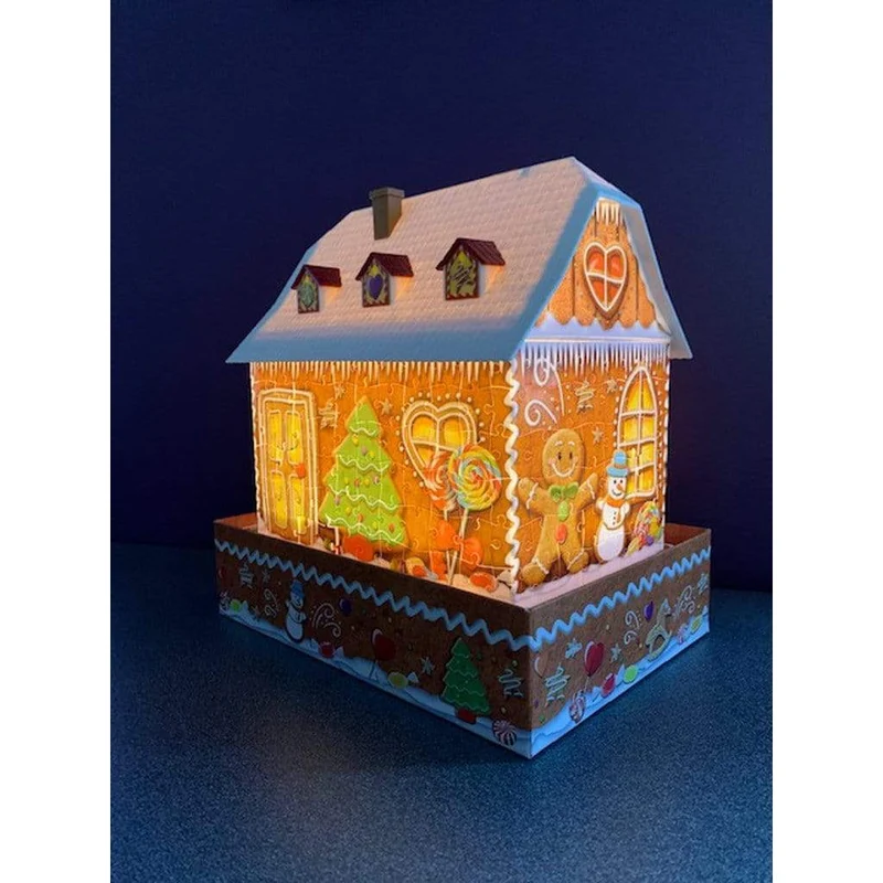 Ravensburger 3D Gingerbread House Night Edition