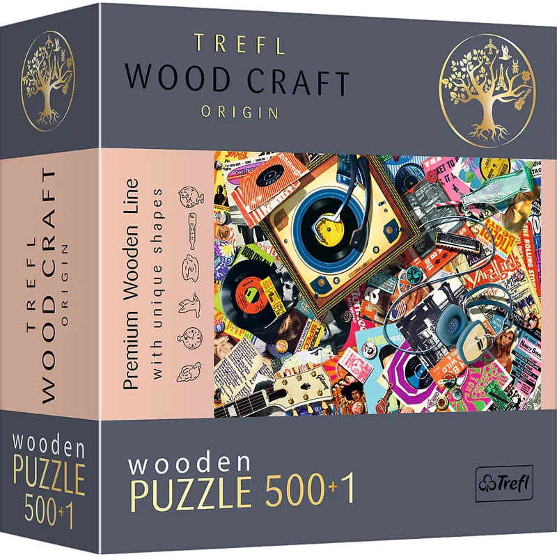 Trefl Wood Craft - In The World of Music (501pcs) (Wooden Jigsaw Puzzle)