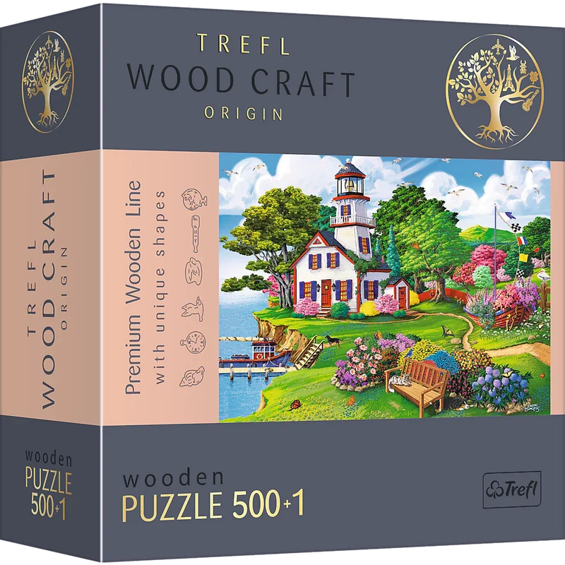 Trefl Wood Craft - Summer Haven (501pcs) (Wooden Jigsaw Puzzle)