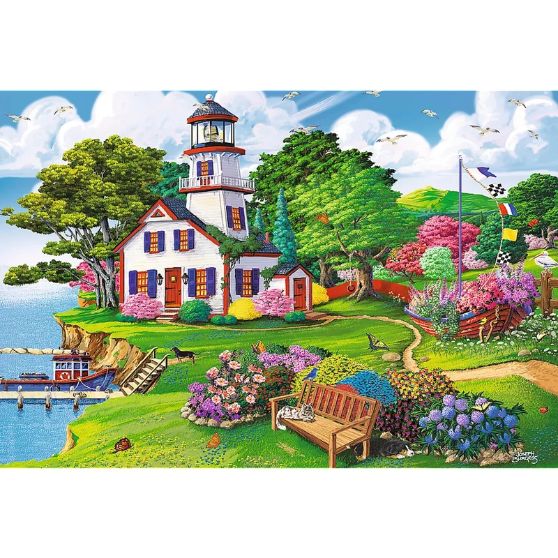 Trefl Wood Craft - Summer Haven (501pcs) (Wooden Jigsaw Puzzle)