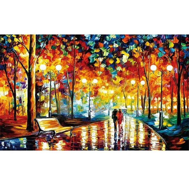 PFG Romantic Street Scene (Usage/Used - PUZZLES FOR GOOD)