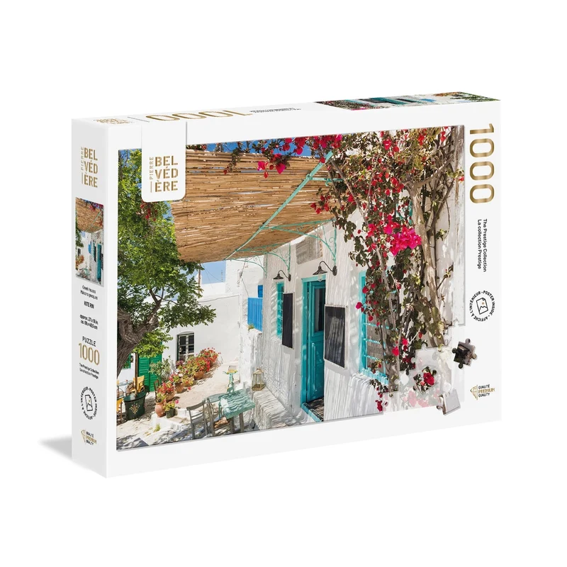 PFG Prestige Collection - Greek Houses (1000pcs) (Usage/Used - PUZZLES FOR GOOD)