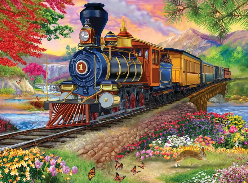 DMG Scenic Steam Engine, Bigelow (1000pcs) (DAMAGED BOX)