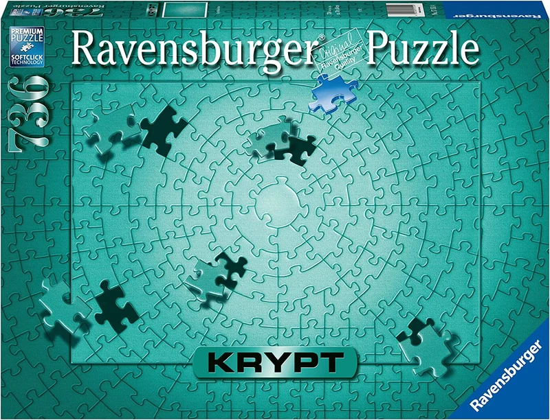 PFG Ravensburger Krypt Metallic Mint (736pcs) (Usage/Used - PUZZLES FOR GOOD)
