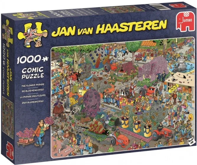 PFG The Flower Parade / La parade des fleurs, JVH (1000pcs) (Usage/Used - PUZZLES FOR GOOD)