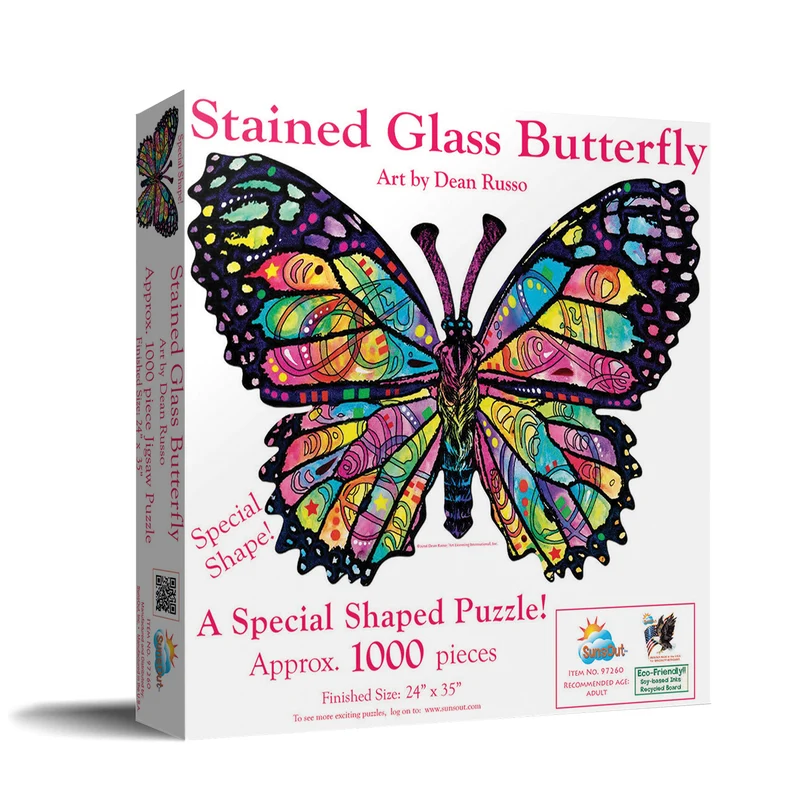 Shaped - Stained Glass Butterfly, Dean Russo