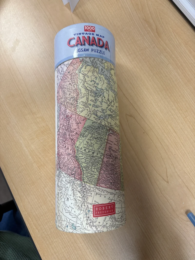 PFG Vintage Map of Canada (Usagé/Used - PUZZLES FOR GOOD)