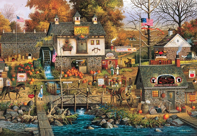 Olde Buck's County, Charles Wysocki (2000pcs)